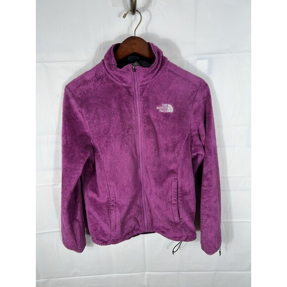 The North Face Osito Jacket Womens M Purple Fleece Teddy Fuzzy Sherpa - Picture 7 of 8